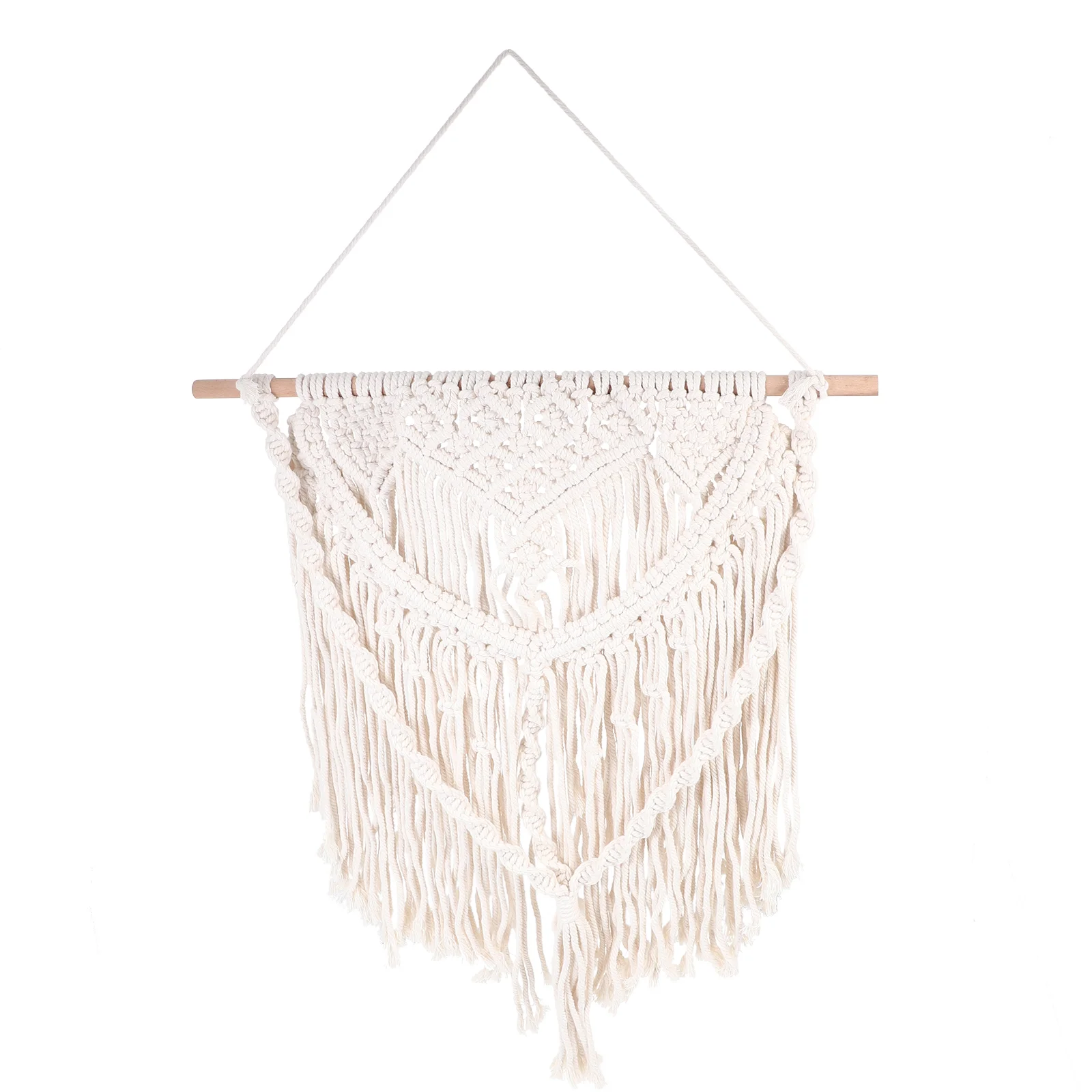 1 Set of Woven Hanging Decor Elegant Bohemia Tapestry Wall Hanging Ornament 
1 Set of Woven Hanging Decor Elegant Bohemia Tapestry Wall Hanging Ornament