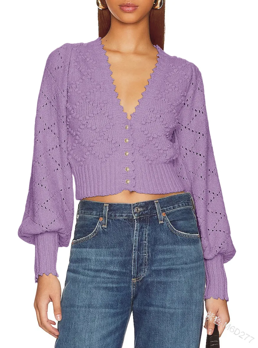 Autumn Winter New Solid Color Lace Stitching V-neck Long-Sleeve Knitwear Top Women Sweater Pullover
Autumn Winter New Solid Color Lace Stitching V-neck Long-Sleeve Knitwear Top Women Sweater Pullover