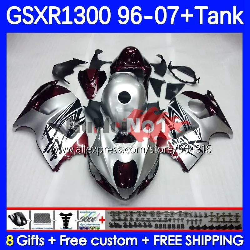 Hayabusa для SUZUKI GSXR 1300 CC GSXR-1300 28No.126 GSXR1300 красный серебристый 96 97 98 99 00 01 2002 2003 2004 2005 2006 обтекатель
Hayabusa для SUZUKI GSXR 1300 CC GSXR-1300 28No.126 GSXR1300 красный серебристый 96 97 98 99 00 01 2002 2003 2004 2005 2006 обтекатель