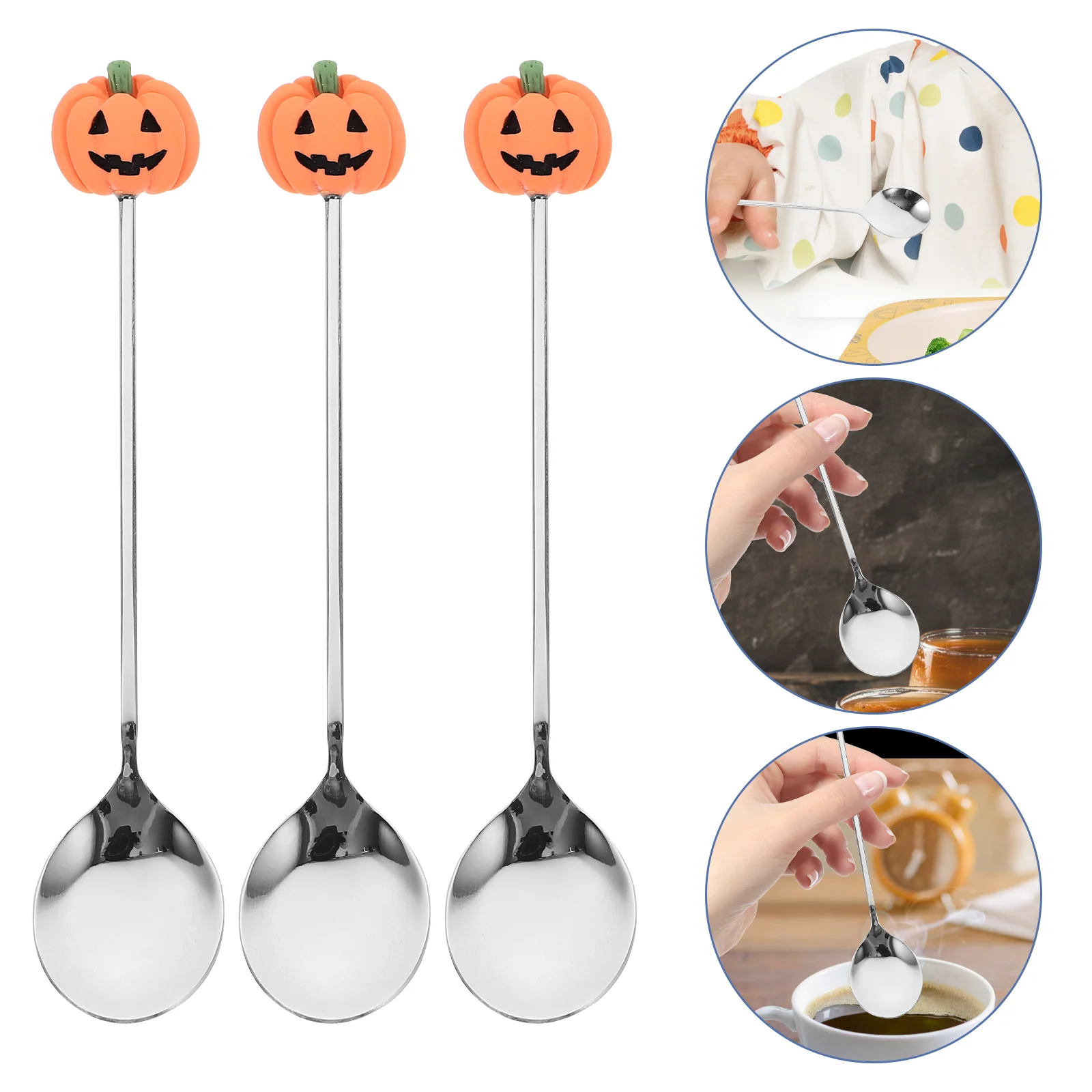 6 Pcs Dinnerware Pumpkin Spoon Household Stainless Steel Dessert Metal Cake Multipurpose
6 Pcs Dinnerware Pumpkin Spoon Household Stainless Steel Dessert Metal Cake Multipurpose