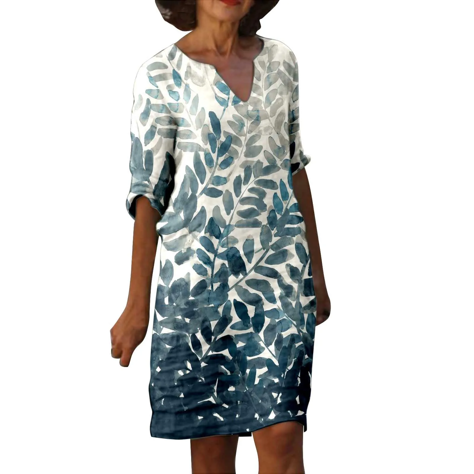 Elegant Spring Summer Summer Dresses For Women Vintage Floral Leaf Printed Midi Party Dress Boho Casual Loose Beach Dresses Robe
Elegant Spring Summer Summer Dresses For Women Vintage Floral Leaf Printed Midi Party Dress Boho Casual Loose Beach Dresses Robe