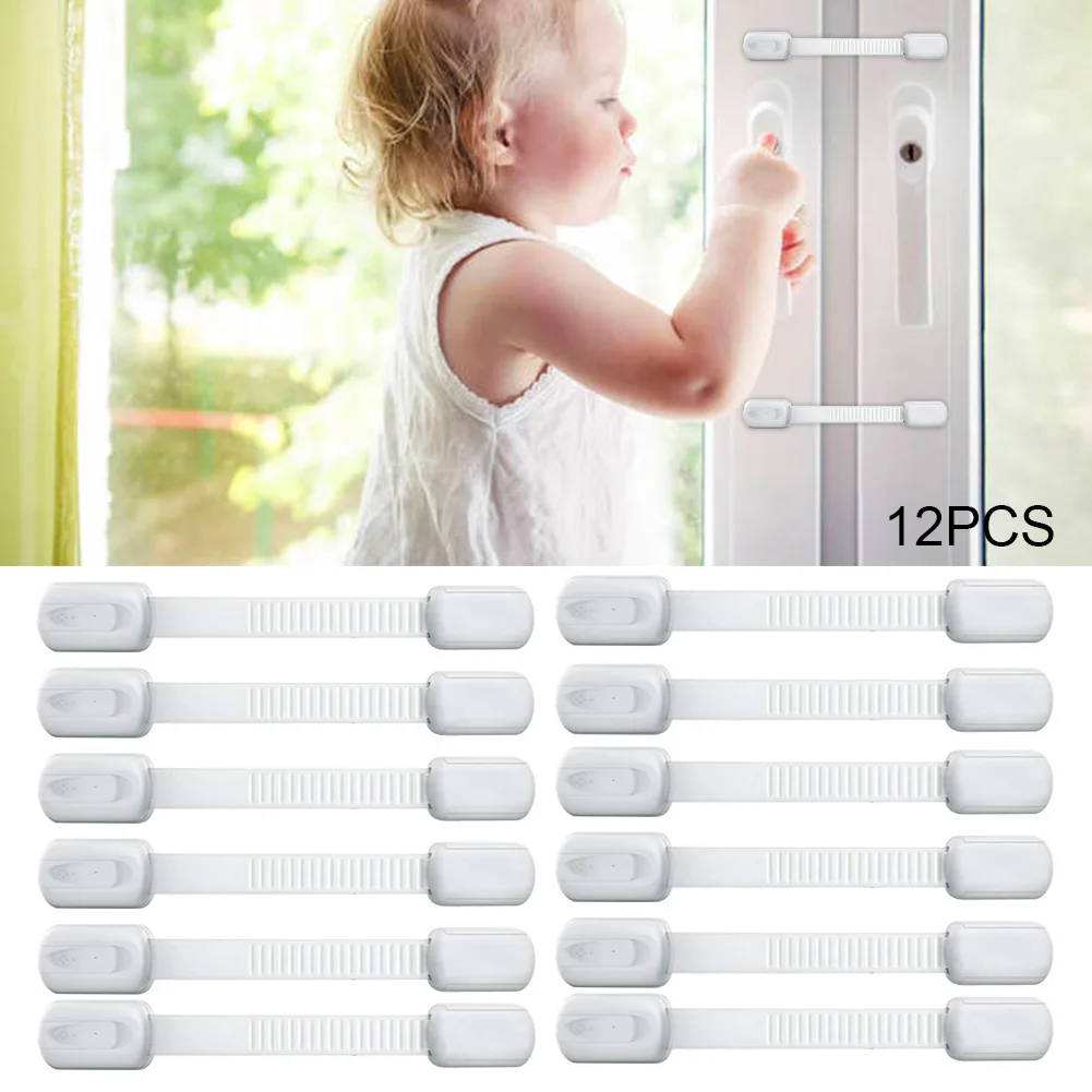 12pcs Drawer Door Home School Adhesive Adjustable Strap Restrictor Children Safety Lock Baby Proofing Cupboard Toilet Seat
12pcs Drawer Door Home School Adhesive Adjustable Strap Restrictor Children Safety Lock Baby Proofing Cupboard Toilet Seat