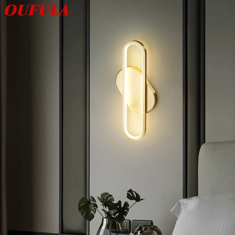 OUFULA Classic Indoor Gold Wall Lamp Copper LED 3 Colors Sconce Light Simple Creative Decor for Bedside Living Room Corridor
OUFULA Classic Indoor Gold Wall Lamp Copper LED 3 Colors Sconce Light Simple Creative Decor for Bedside Living Room Corridor