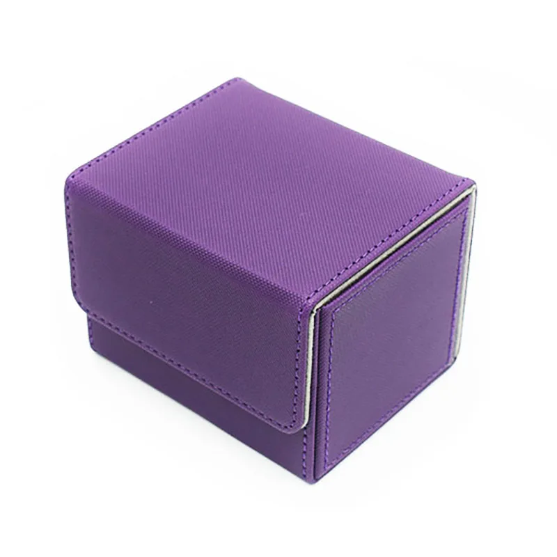 100+Side-Loading Deck Cards Box Purple Card Case Container Collection for CCG MTG TCG Magic Board Game Trading Cards Holder Box
100+Side-Loading Deck Cards Box Purple Card Case Container Collection for CCG MTG TCG Magic Board Game Trading Cards Holder Box