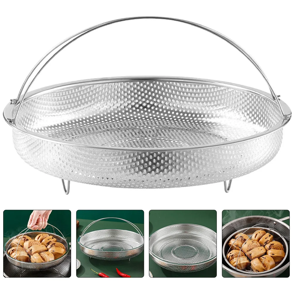 Cooking Multi-function Stainless Steel Drain Basket Steaming Basket Steamer Basket For Pot Steamer for Daily Kitchen
Cooking Multi-function Stainless Steel Drain Basket Steaming Basket Steamer Basket For Pot Steamer for Daily Kitchen