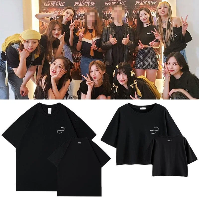 TWICE ReadyToBe World Tour Concert Lin Nalian Yu Dingyan Tzuyu Same style short sleeved T-shirt
TWICE ReadyToBe World Tour Concert Lin Nalian Yu Dingyan Tzuyu Same style short sleeved T-shirt