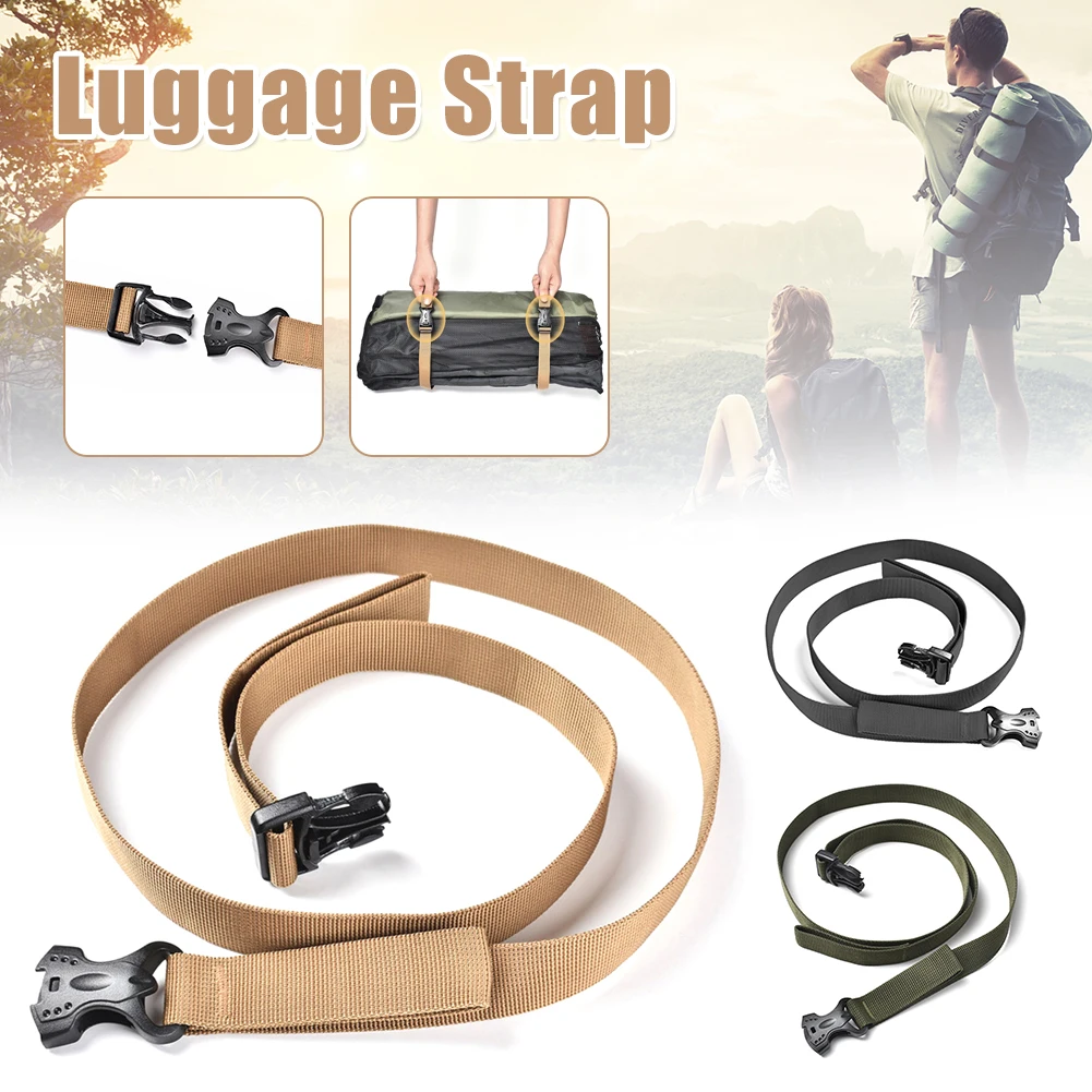 135cm Travel Luggage Strap Durable Cargo Tie Down Belt Storage Strap Dual Buckles for Outdoor Camping Backpacking Hiking Picnic
135cm Travel Luggage Strap Durable Cargo Tie Down Belt Storage Strap Dual Buckles for Outdoor Camping Backpacking Hiking Picnic