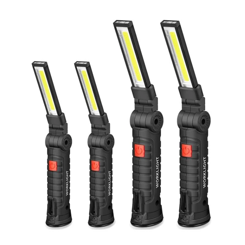 4 Pcs LED Work Light COB Work Light With Magnetic Base And 360 Degree Rotating Bracket 5 Modes Work Flashlight For Car
4 Pcs LED Work Light COB Work Light With Magnetic Base And 360 Degree Rotating Bracket 5 Modes Work Flashlight For Car