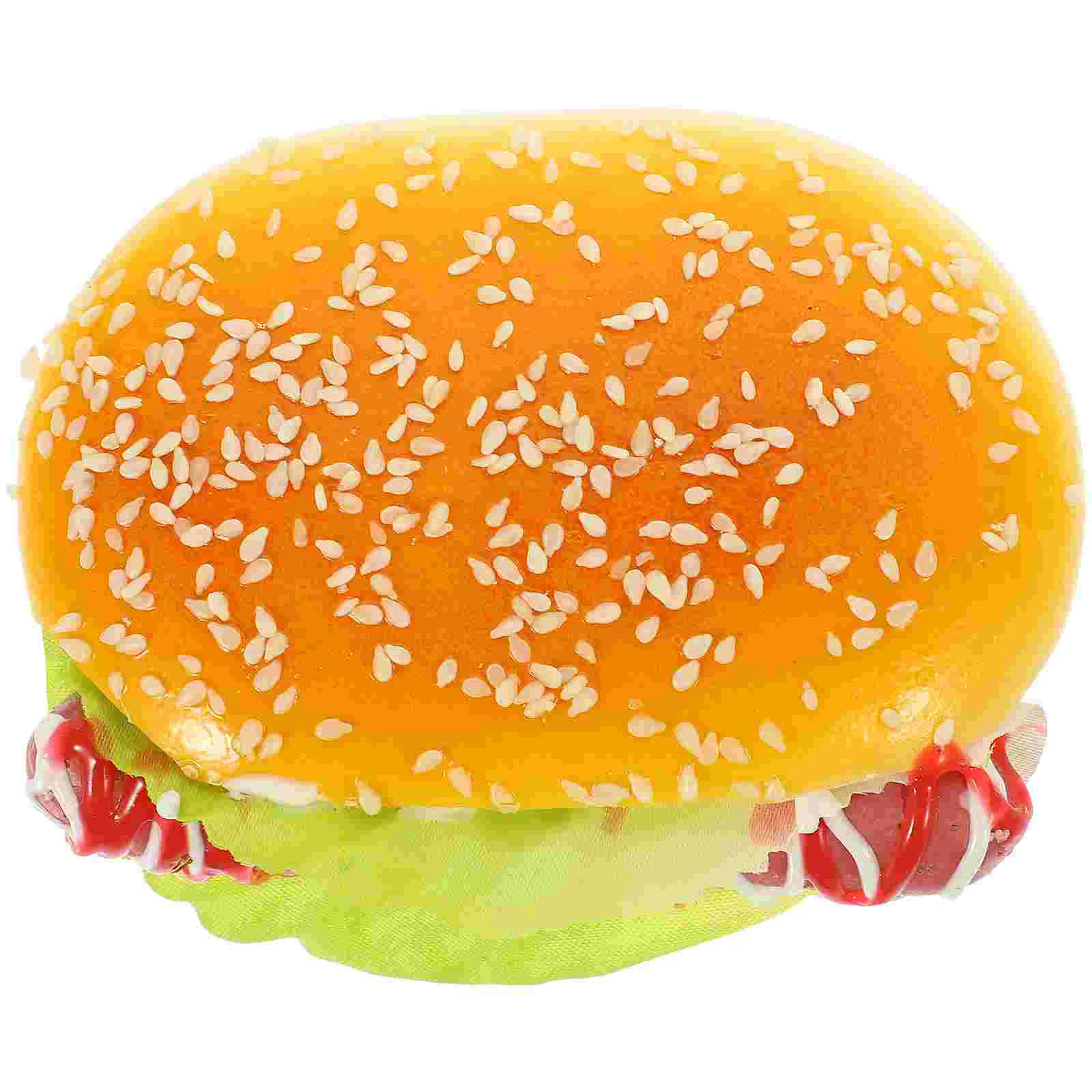 Burger Fake Toy Props Model Models Simulation Kitchen Decoration Artificial Decorations Burgers Table Realistic Display Dog Pu
Burger Fake Toy Props Model Models Simulation Kitchen Decoration Artificial Decorations Burgers Table Realistic Display Dog Pu