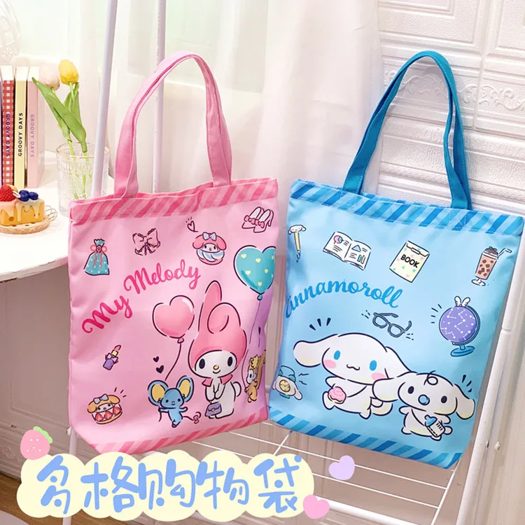Creative Sanrio Kuromi Shopping Bag Casual My Melody Cinnamoroll Shoulder Bag Canvas Bag Three Zipper Travel Bag Storage Bag
Creative Sanrio Kuromi Shopping Bag Casual My Melody Cinnamoroll Shoulder Bag Canvas Bag Three Zipper Travel Bag Storage Bag