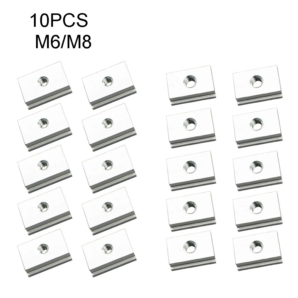 10pcs M6/M8 Sliding Slot T Nuts T Slot Nut Threaded Slide T-Track Sliding Nut For Woodworking Tools Slot Fastener
10pcs M6/M8 Sliding Slot T Nuts T Slot Nut Threaded Slide T-Track Sliding Nut For Woodworking Tools Slot Fastener