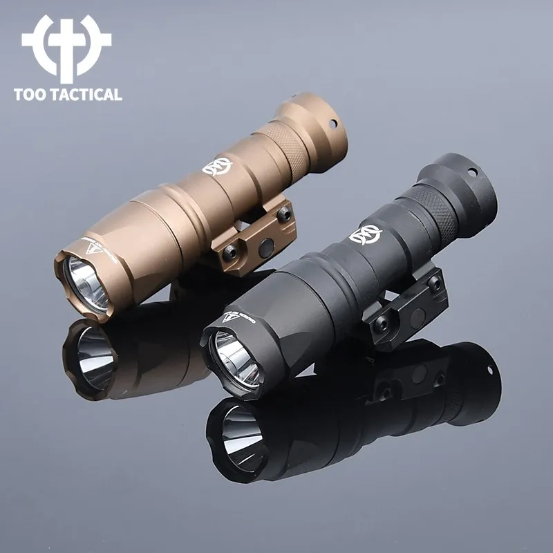 M300 M300A Mini Scout light 510Lumens LED Tatical Hunting Weapon Flashlight AR15 Rifle rifle accessories For 20mm Rail
M300 M300A Mini Scout light 510Lumens LED Tatical Hunting Weapon Flashlight AR15 Rifle rifle accessories For 20mm Rail