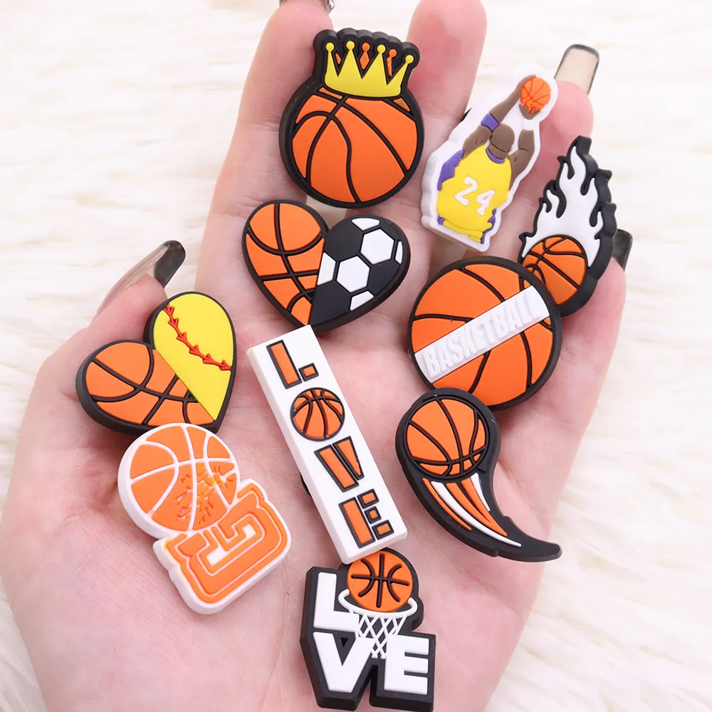 1pcs PVC Basketball Shoe Decorations Man Cool Sandals Garden Shoes Accessories Fit DIY Croc Jibz Charm Birthday Gift
1pcs PVC Basketball Shoe Decorations Man Cool Sandals Garden Shoes Accessories Fit DIY Croc Jibz Charm Birthday Gift