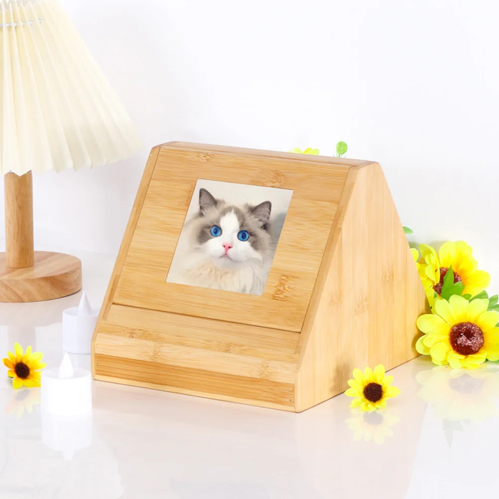 Pet Urn Dog Photo Frame Loss Remembrance Gifts Memorial Ashes Keepsake Cat Souvenir Box Bamboo
Pet Urn Dog Photo Frame Loss Remembrance Gifts Memorial Ashes Keepsake Cat Souvenir Box Bamboo