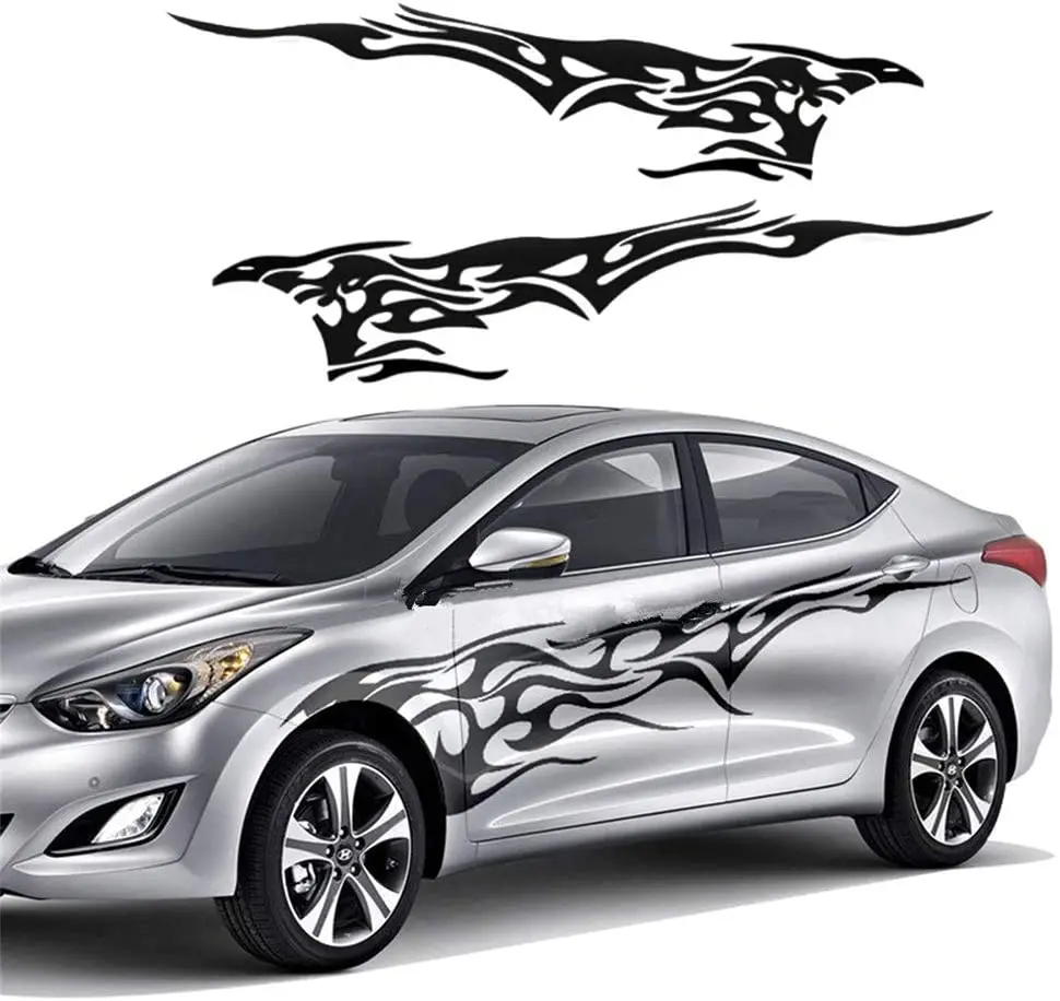 Fochutech Car Decals Flame Car Graphics Cool Stickers 1 Set Car Body Stickers Vinyl Self-Adhesive Side Strip Decal Cool Stick
Fochutech Car Decals Flame Car Graphics Cool Stickers 1 Set Car Body Stickers Vinyl Self-Adhesive Side Strip Decal Cool Stick