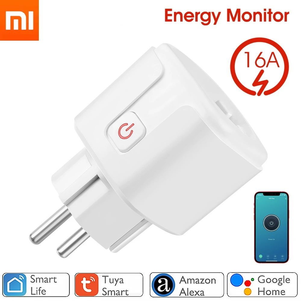 xiaomi WiFi Smart Plug 16A EU Socket Tuya Smart Life APP Work Alexa Google Home Assistant Voice Control Power Monitor Timing
xiaomi WiFi Smart Plug 16A EU Socket Tuya Smart Life APP Work Alexa Google Home Assistant Voice Control Power Monitor Timing
