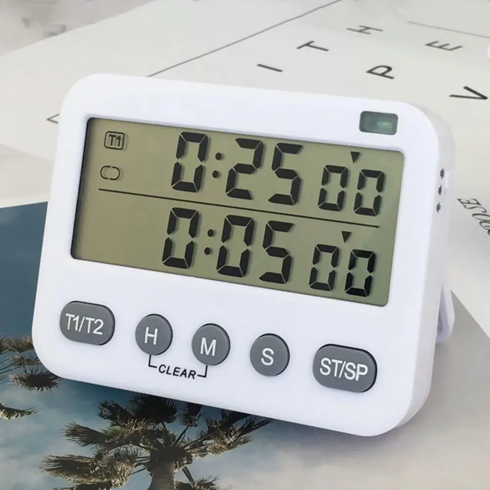 Memory Timer for Repetitive Use Battery Powered Dual Digital Timer for Efficient Time Management Home Kitchen Sturdy Reliable
Memory Timer for Repetitive Use Battery Powered Dual Digital Timer for Efficient Time Management Home Kitchen Sturdy Reliable