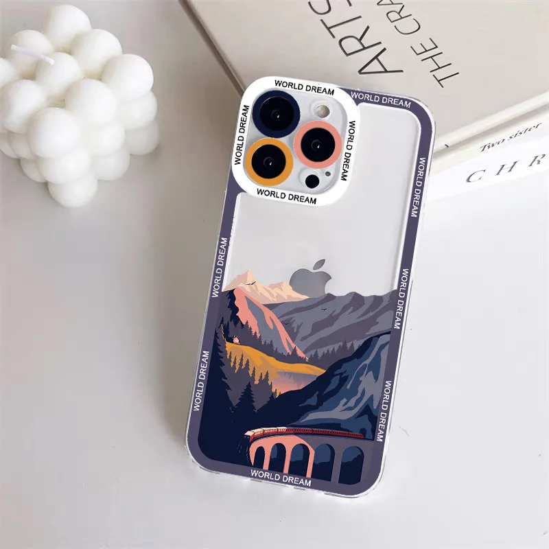 For iPhone 13 Pro Max Case Tourist Scenery Clear Phone Cases For iPhone X XR XS 7 8 Plus SE 2020 12 11 Pro Max Transparent Cover
For iPhone 13 Pro Max Case Tourist Scenery Clear Phone Cases For iPhone X XR XS 7 8 Plus SE 2020 12 11 Pro Max Transparent Cover