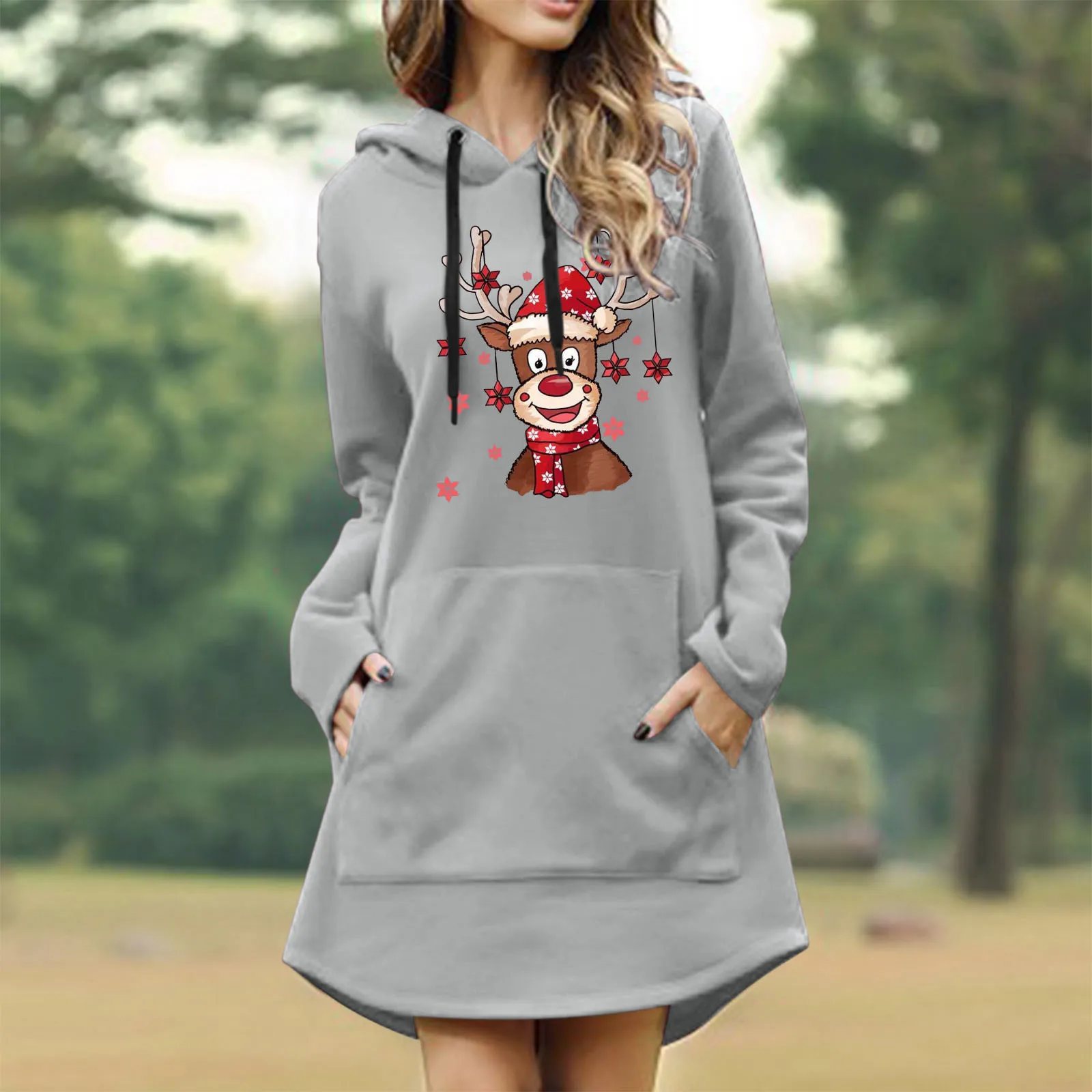 Women's Slim Christmas Hooded Sweatershirts Lightweight Cartoon Printed Snap Button Pullover Hoodie Black Pullover Hoodie Women
Women's Slim Christmas Hooded Sweatershirts Lightweight Cartoon Printed Snap Button Pullover Hoodie Black Pullover Hoodie Women