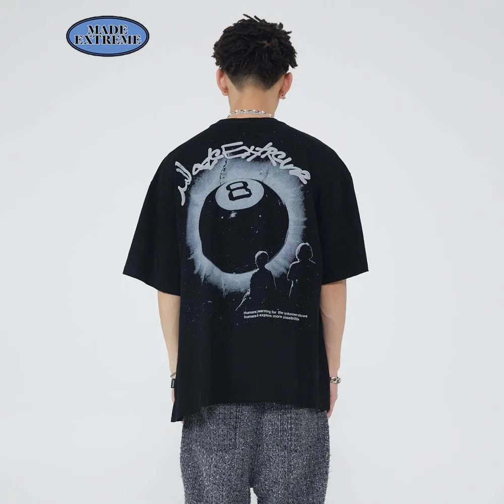 Мужская Винтажная футболка с графическим принтом, в стиле хип-хоп 
Мужская Винтажная футболка с графическим принтом, в стиле хип-хоп