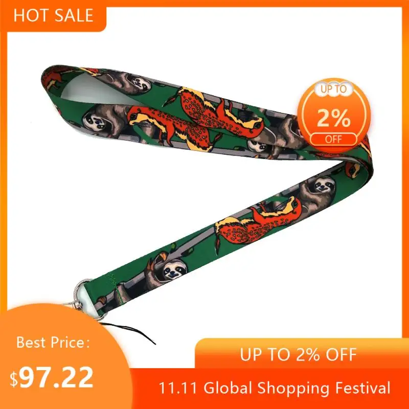 100pcs Regooly RE18 Lazy sloth Neck Strap Lanyard keychain Mobile Phone Strap ID Badge Rope Key Chain Keyrings cosplay Accessory
100pcs Regooly RE18 Lazy sloth Neck Strap Lanyard keychain Mobile Phone Strap ID Badge Rope Key Chain Keyrings cosplay Accessory