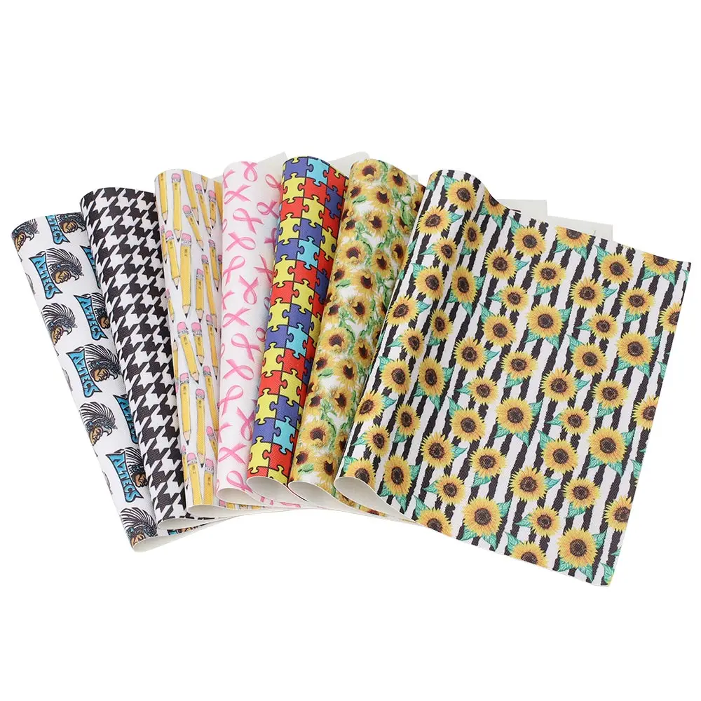 Xugar 22*30cm Printed Synthetic Leather Fabric Sheets For Handmade Crafts Faux Leather DIY Bows Earrings Home Sewing Supplies 
Xugar 22*30cm Printed Synthetic Leather Fabric Sheets For Handmade Crafts Faux Leather DIY Bows Earrings Home Sewing Supplies