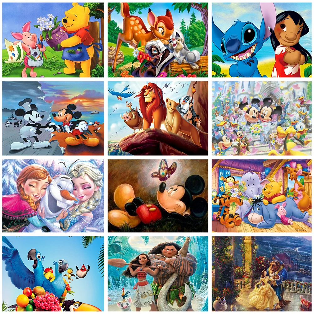 Disney DIY Diamond Painting Cross Stitch Pattern Diamond Embroidery "Cartoon Mickey Mouse, Winnie The Pooh Lion King" Home Art
Disney DIY Diamond Painting Cross Stitch Pattern Diamond Embroidery "Cartoon Mickey Mouse, Winnie The Pooh Lion King" Home Art
