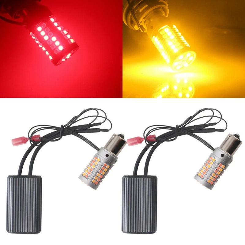 NO Error LED Canbus DRL Turn Signal Bulb P21W PY21W BA15S BAU15S T20 7440 W21W T25 3156 3030 69LED Dual Mode 2 in 1 Switchback
NO Error LED Canbus DRL Turn Signal Bulb P21W PY21W BA15S BAU15S T20 7440 W21W T25 3156 3030 69LED Dual Mode 2 in 1 Switchback