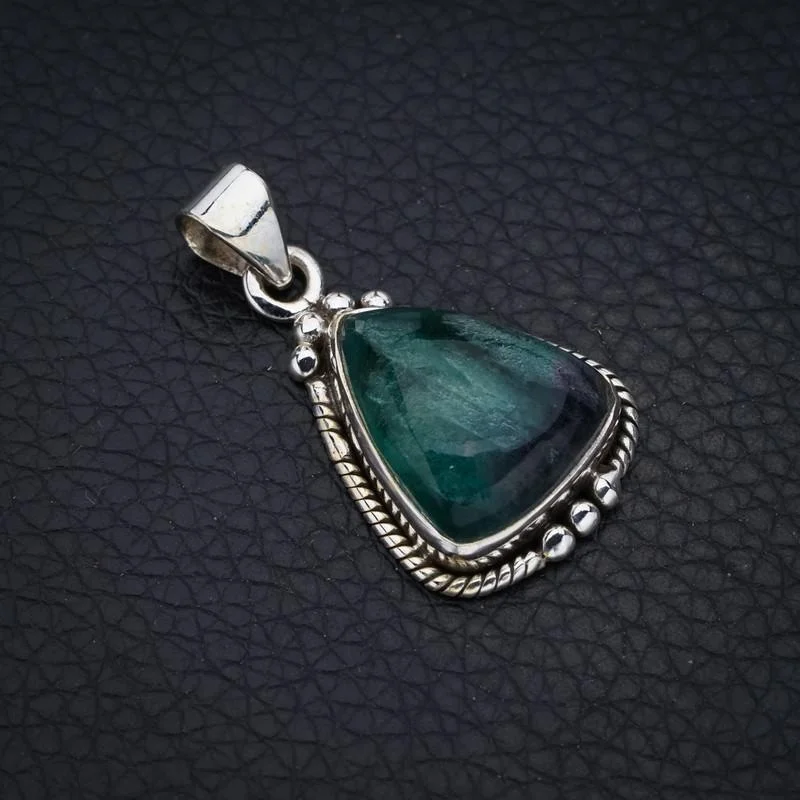 StarGems Fluorite Handmade 925 Sterling Silver Pendant 1.25" F4480
StarGems Fluorite Handmade 925 Sterling Silver Pendant 1.25" F4480