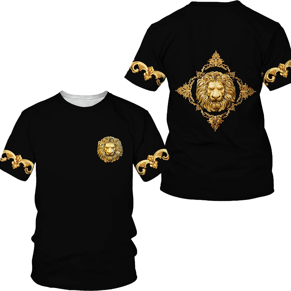 2022 Summer New Lion Head Pattern 3D Printing T-shirt Fashion Men's Street Casual Sports Shirt Men's O-neck Oversized T-shirt
2022 Summer New Lion Head Pattern 3D Printing T-shirt Fashion Men's Street Casual Sports Shirt Men's O-neck Oversized T-shirt