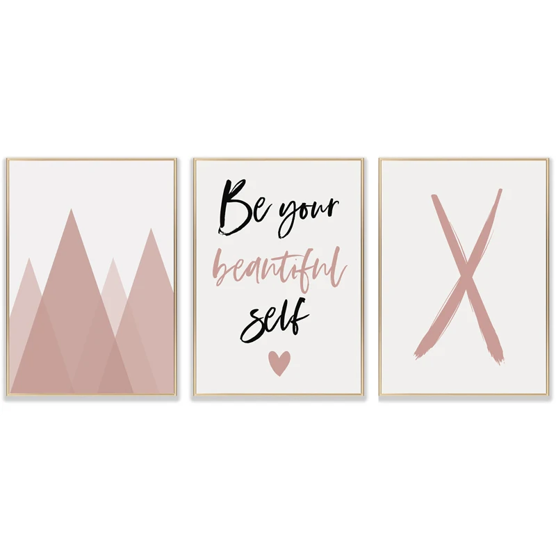 Minimalism Pink Art Letters Canvas Paintings Modern Abstract Mountain Posters and Prints Nordic Wall Pictures for Living Room
Minimalism Pink Art Letters Canvas Paintings Modern Abstract Mountain Posters and Prints Nordic Wall Pictures for Living Room