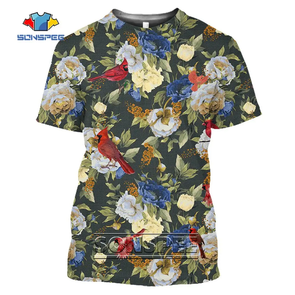 SONSPEE Parrot T Shirt Men Flower Tshirt Hip Hop Tee Animal Bird 3D Print T-shirt Women Clothing Casual Tops Mens Sports Shirt
SONSPEE Parrot T Shirt Men Flower Tshirt Hip Hop Tee Animal Bird 3D Print T-shirt Women Clothing Casual Tops Mens Sports Shirt