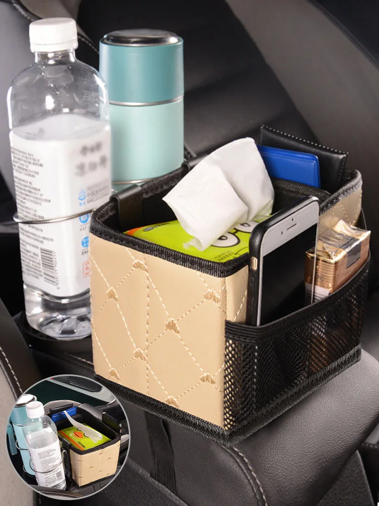 New Car Organizer Storage Box with 2 Folding Cup Holder PU Leather Folding Car Trunk Organizer Storage Bag Water Cup
New Car Organizer Storage Box with 2 Folding Cup Holder PU Leather Folding Car Trunk Organizer Storage Bag Water Cup