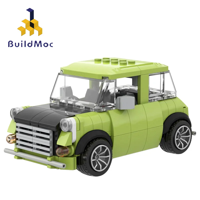 MOC Creative City Mini Car Green Technical Vehicle Mr Bean‘s Sports Racing Set Assemble Building Blocks Model Toys For Kid Gift
MOC Creative City Mini Car Green Technical Vehicle Mr Bean‘s Sports Racing Set Assemble Building Blocks Model Toys For Kid Gift
