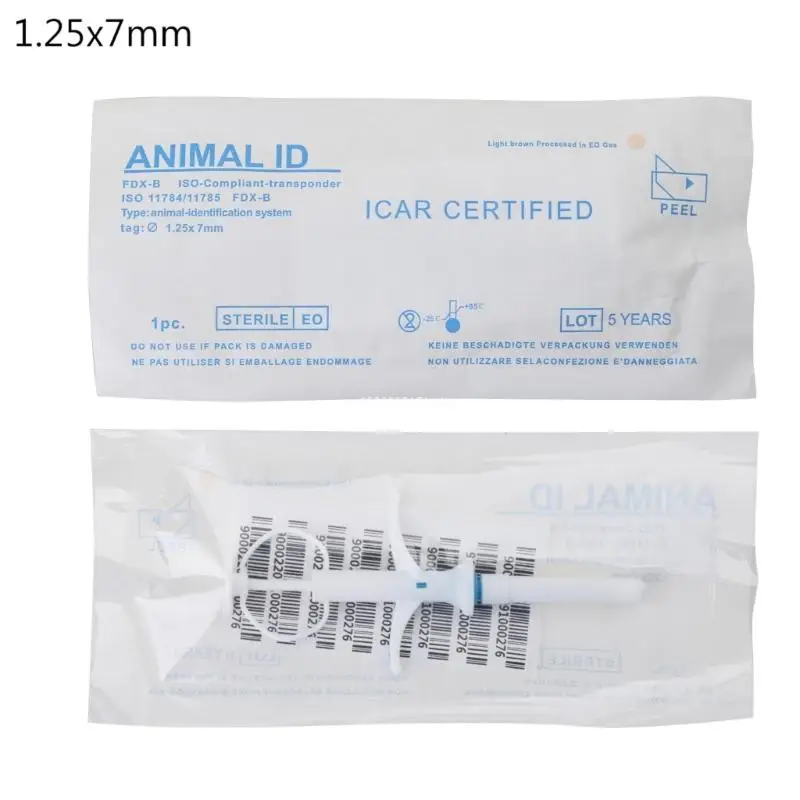 1 Set Animal ID Chips Glass Tags with Implanter ICAR Certificate ISO11784/785 FDX-B Chips for Dog for Cat Rabbit Dropship
1 Set Animal ID Chips Glass Tags with Implanter ICAR Certificate ISO11784/785 FDX-B Chips for Dog for Cat Rabbit Dropship