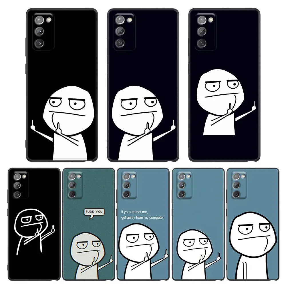 Phone Case for Samsung Galaxy M62 M52 M51 M32 M31 M22 M11 M01 F62 F52 F41 F42 F22 F12 Cases Cover Funny Man Middle Finger Fucek
Phone Case for Samsung Galaxy M62 M52 M51 M32 M31 M22 M11 M01 F62 F52 F41 F42 F22 F12 Cases Cover Funny Man Middle Finger Fucek