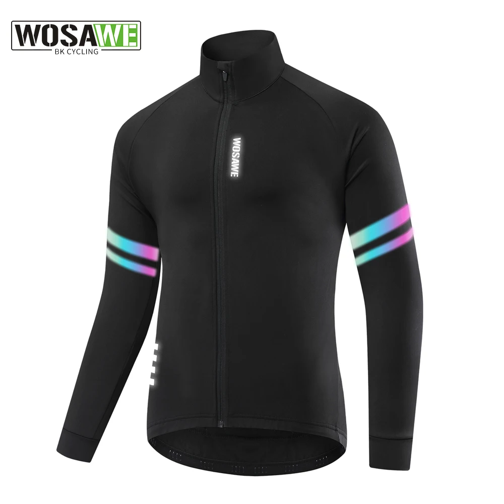 WOSAWE Warm Biker Jacket Winter Cycling Thermal Fleece Long Jersey Reflective Mtb Bicycle Clothes Outdoor Riding Sport Wind Coat
WOSAWE Warm Biker Jacket Winter Cycling Thermal Fleece Long Jersey Reflective Mtb Bicycle Clothes Outdoor Riding Sport Wind Coat
