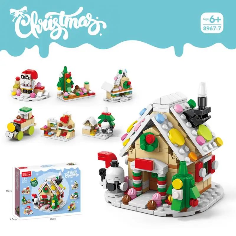 Low Difficulty Christmas House Assembly Toys A Variety Of Styles Lovely Shape Abs Building Blocks Puzzle Toys Small Particles
Low Difficulty Christmas House Assembly Toys A Variety Of Styles Lovely Shape Abs Building Blocks Puzzle Toys Small Particles