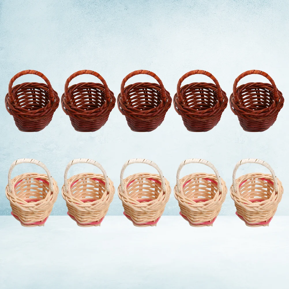 Basket Mini Baskets Flower Woven Miniaturerattan Wickertiny Picnic Decor Willowtoy Easterstorage Handle Fruit Ornament Rustic
Basket Mini Baskets Flower Woven Miniaturerattan Wickertiny Picnic Decor Willowtoy Easterstorage Handle Fruit Ornament Rustic