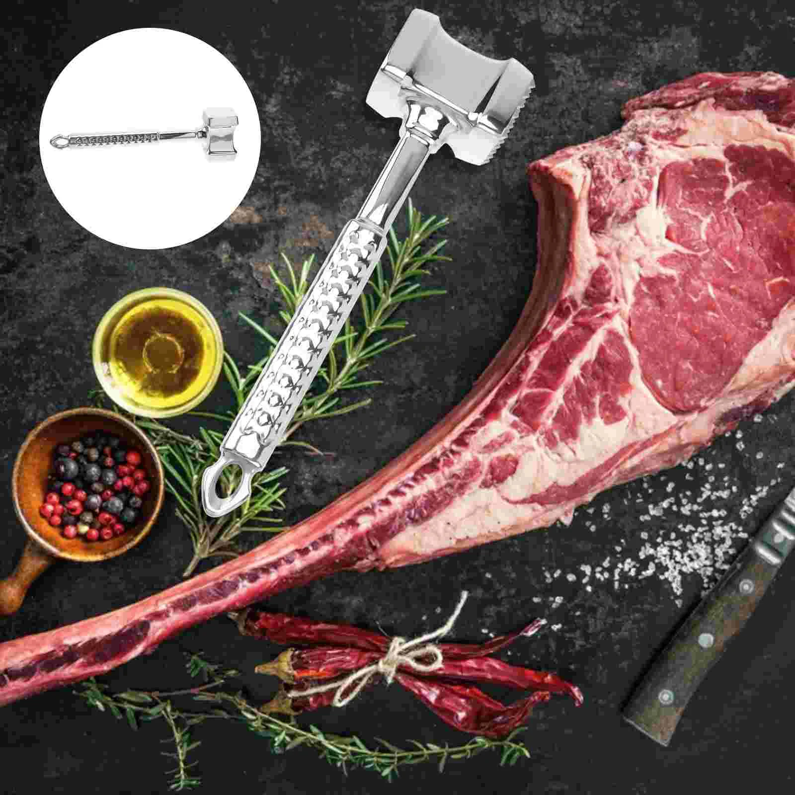1 Pc Meat Hammer Beef Tenderizer Meat Tenderizer Tool Meat Cooking Tool Meat Mallet Meat Needle Pork Hammer
1 Pc Meat Hammer Beef Tenderizer Meat Tenderizer Tool Meat Cooking Tool Meat Mallet Meat Needle Pork Hammer