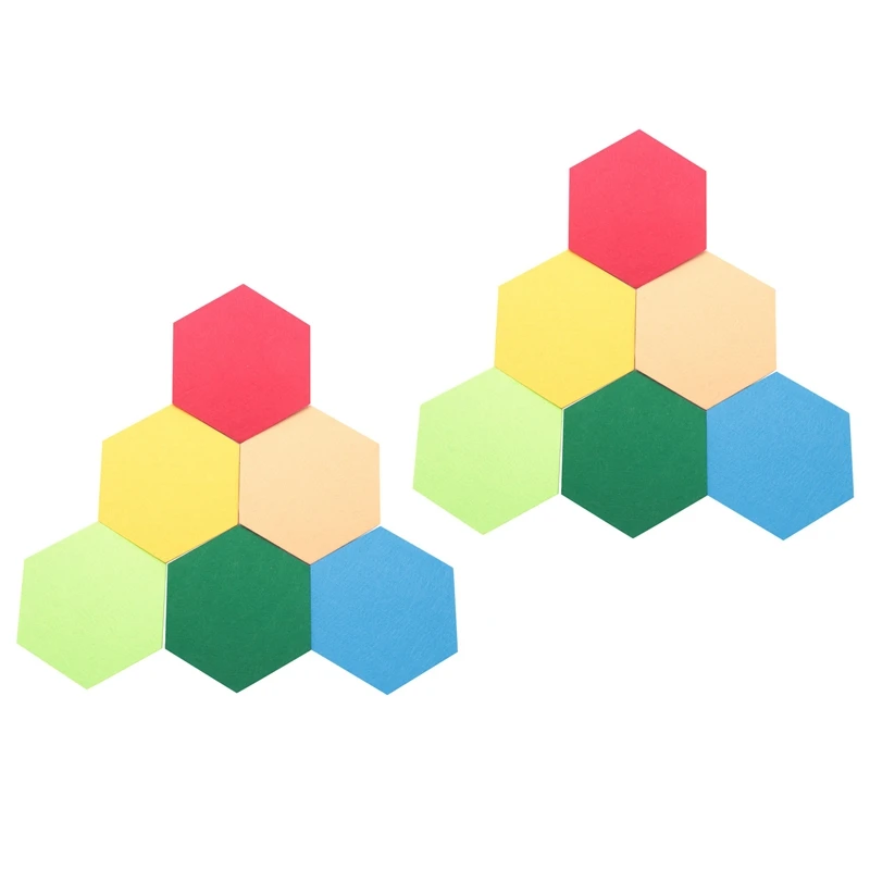 12 Pack Hexagon Felt Pin Board Self Adhesive Bulletin Memo Photo Cork Boards With 12 Pushpins 5.5 X 5 X 0.2 Inches
12 Pack Hexagon Felt Pin Board Self Adhesive Bulletin Memo Photo Cork Boards With 12 Pushpins 5.5 X 5 X 0.2 Inches
