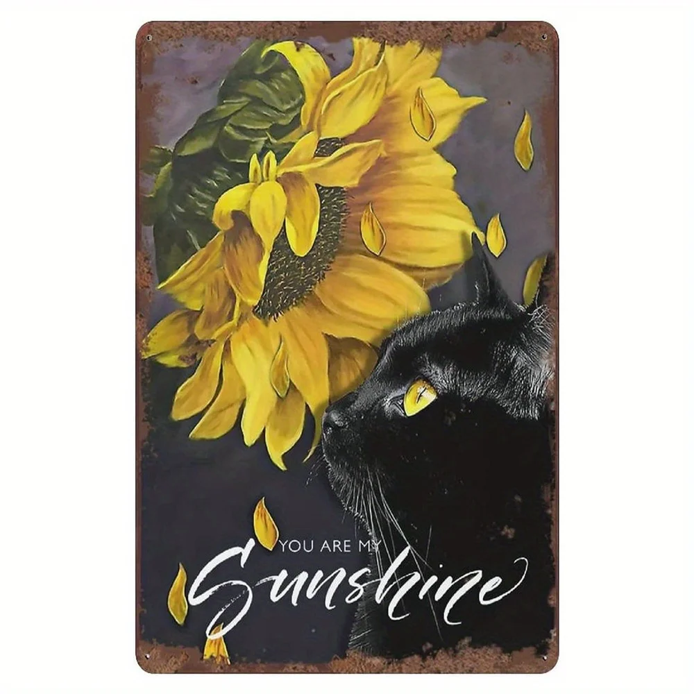 B Metal Tin Sign Painting Black Cat You Are My Sunshine Retro To My Mom Rose Retro Signs Decoration - Happy For From Daughter
B Metal Tin Sign Painting Black Cat You Are My Sunshine Retro To My Mom Rose Retro Signs Decoration - Happy For From Daughter