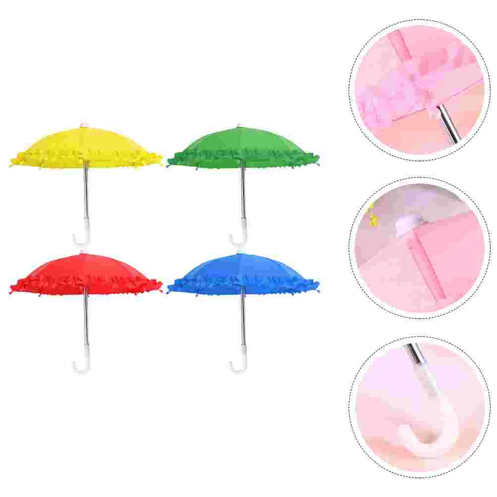 4 Pcs Lace Toy Umbrella Infant Toys Pure Color Umbrellas Mini Playthings Decorative Decors Creative Iron Baby Adorable
4 Pcs Lace Toy Umbrella Infant Toys Pure Color Umbrellas Mini Playthings Decorative Decors Creative Iron Baby Adorable
