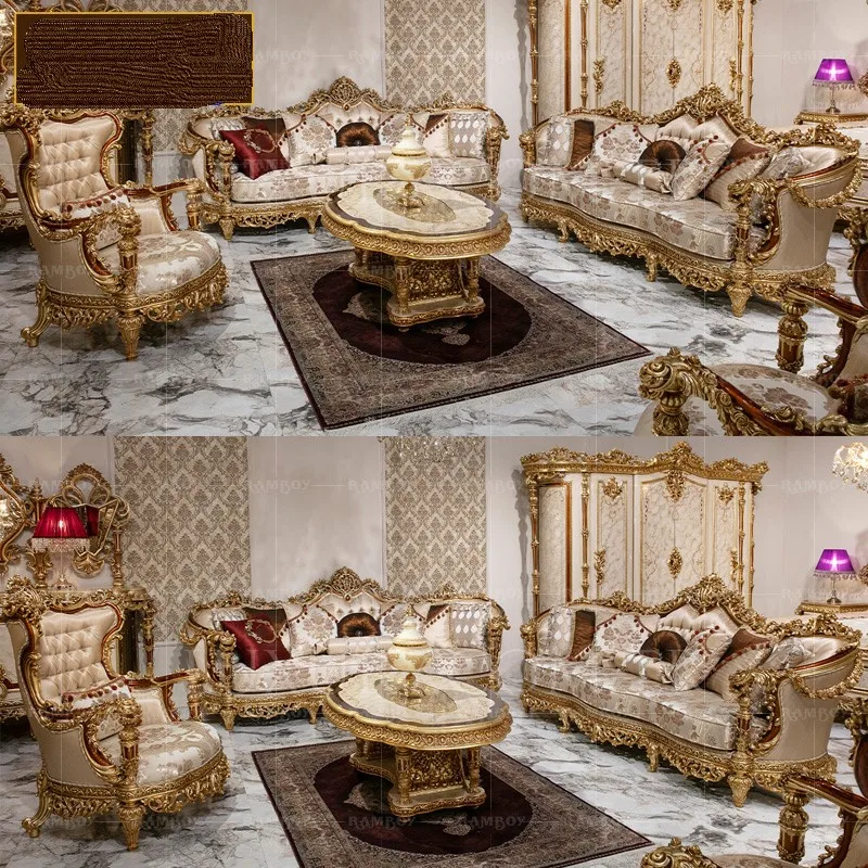 European-style solid wood carved large-sized sofa combination French fabric living room sofa villa luxury furniture
European-style solid wood carved large-sized sofa combination French fabric living room sofa villa luxury furniture