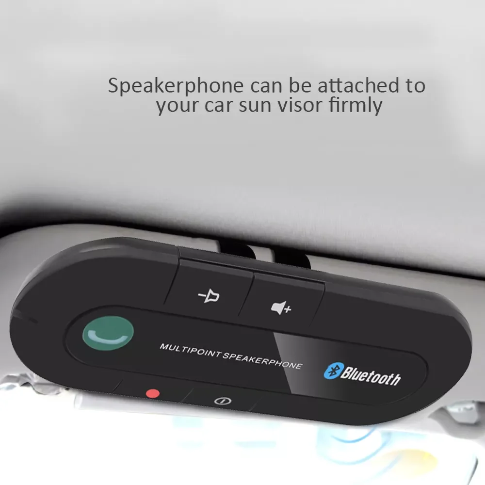 Bluetooth Android 4.1 In-Car Speakerphone Sun Visor Handsfree Car Kit Blutooth Music Reciever Speaker For iPhone Android
Bluetooth Android 4.1 In-Car Speakerphone Sun Visor Handsfree Car Kit Blutooth Music Reciever Speaker For iPhone Android