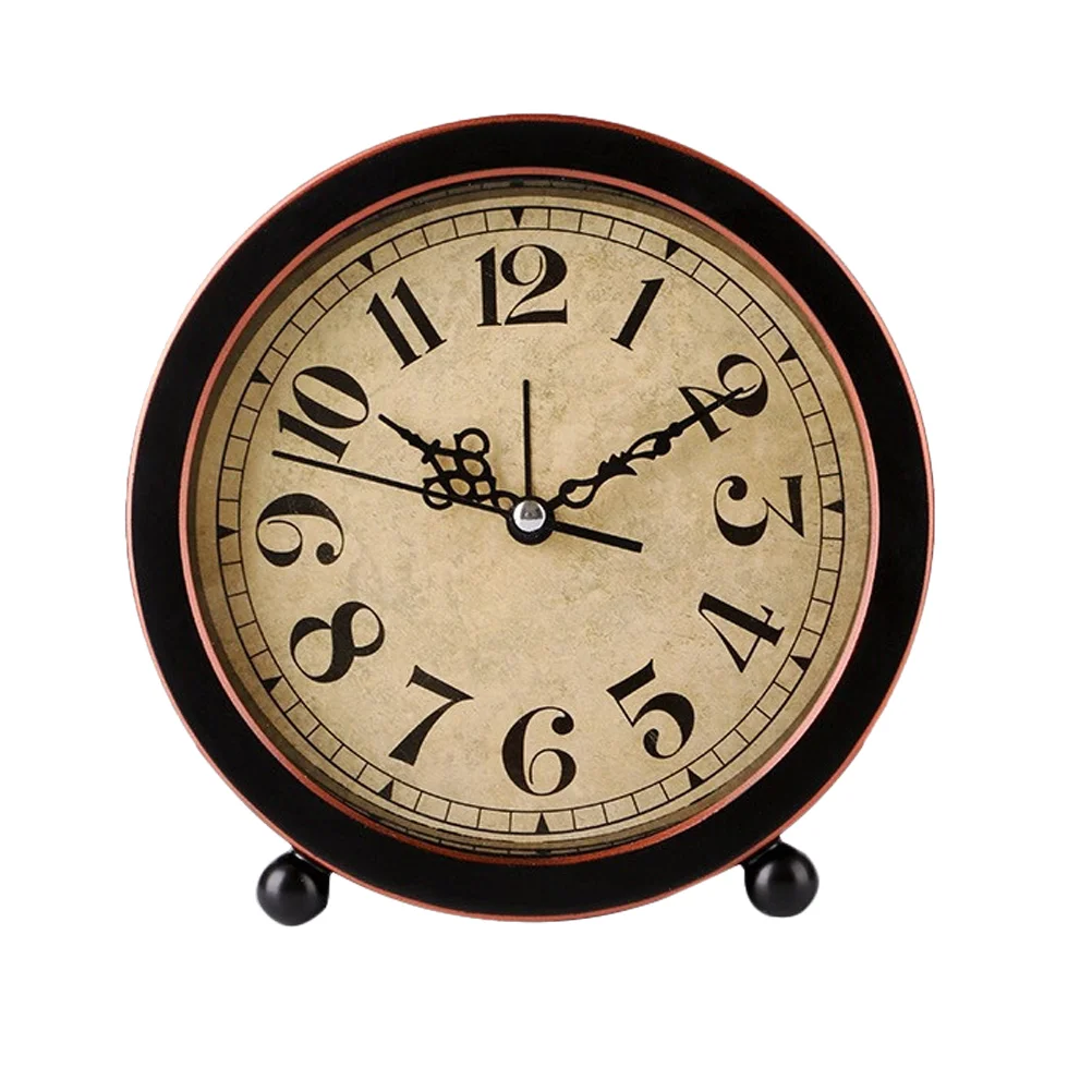 Clock Alarm Silent Desk Bedside Tabletop Round Retro Vintage Decorative Homemute Time Ornaments Clocks Decorations Non Ticking
Clock Alarm Silent Desk Bedside Tabletop Round Retro Vintage Decorative Homemute Time Ornaments Clocks Decorations Non Ticking