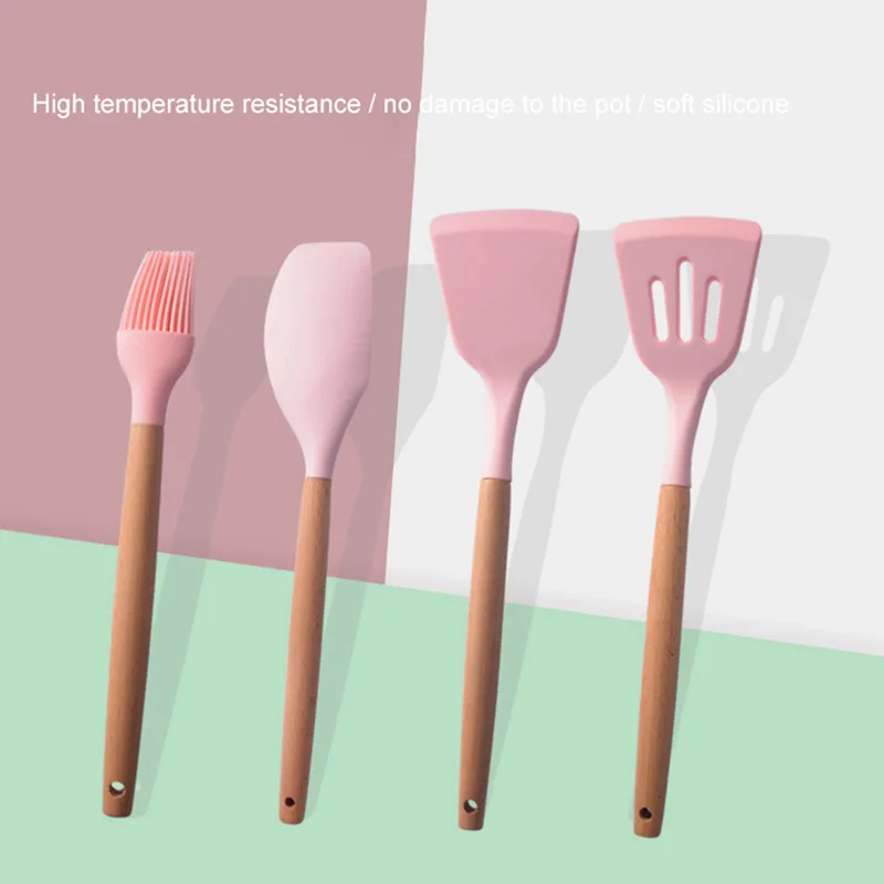 Silicone Cooking Tools Do Not Hurt Pot Resistant Baking Scraper Spatula Oil Brush Barbecue Oil Brush Pot Spatula Stirring Tools
Silicone Cooking Tools Do Not Hurt Pot Resistant Baking Scraper Spatula Oil Brush Barbecue Oil Brush Pot Spatula Stirring Tools