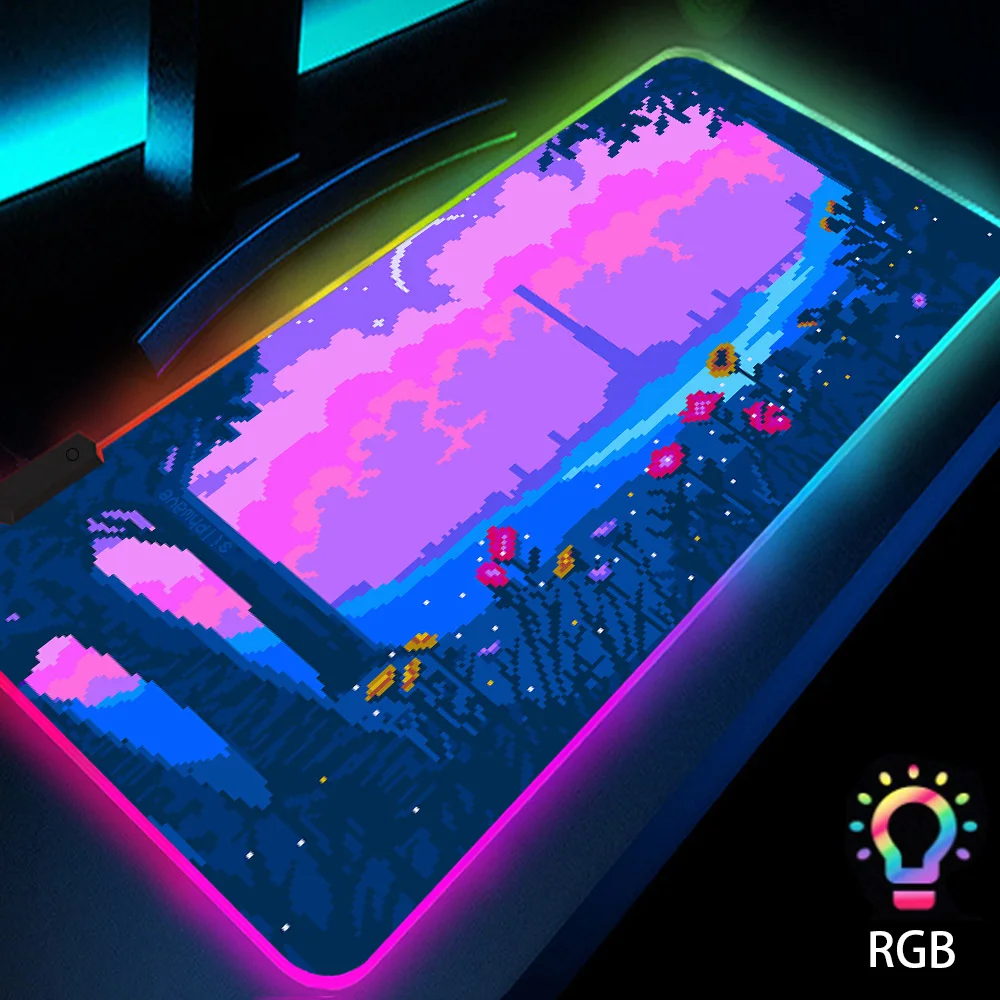 Japanese Pixel Mouse Pad Speed Gamer Neon Retro Candy Candy Anime RGB Pc Gaming Accessories Backlit Blue Gadgets LED Keyboard
Japanese Pixel Mouse Pad Speed Gamer Neon Retro Candy Candy Anime RGB Pc Gaming Accessories Backlit Blue Gadgets LED Keyboard