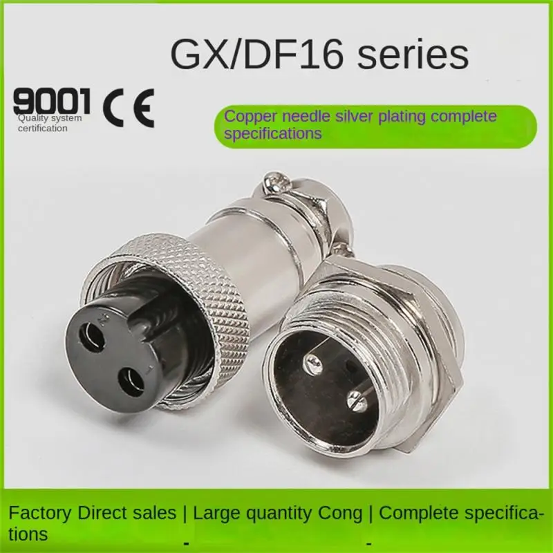 1Set GX16 2 3 4 5 6 Pins Male & Female Docking Aviator Aviation Plug Socket Circular Nut Connector Cable Connector
1Set GX16 2 3 4 5 6 Pins Male & Female Docking Aviator Aviation Plug Socket Circular Nut Connector Cable Connector