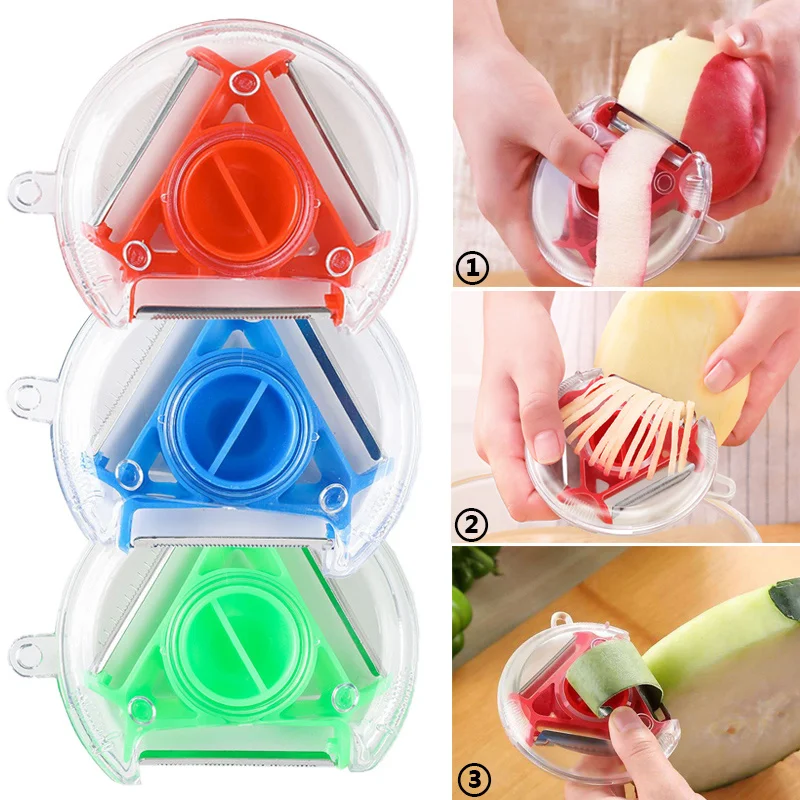 3-in-1 Vegetable Peeler Set Stainless Steel Multi-purpose Peeler Shredder Grater Cutter Potato Carrot Peel Blade Kitchen Tools
3-in-1 Vegetable Peeler Set Stainless Steel Multi-purpose Peeler Shredder Grater Cutter Potato Carrot Peel Blade Kitchen Tools